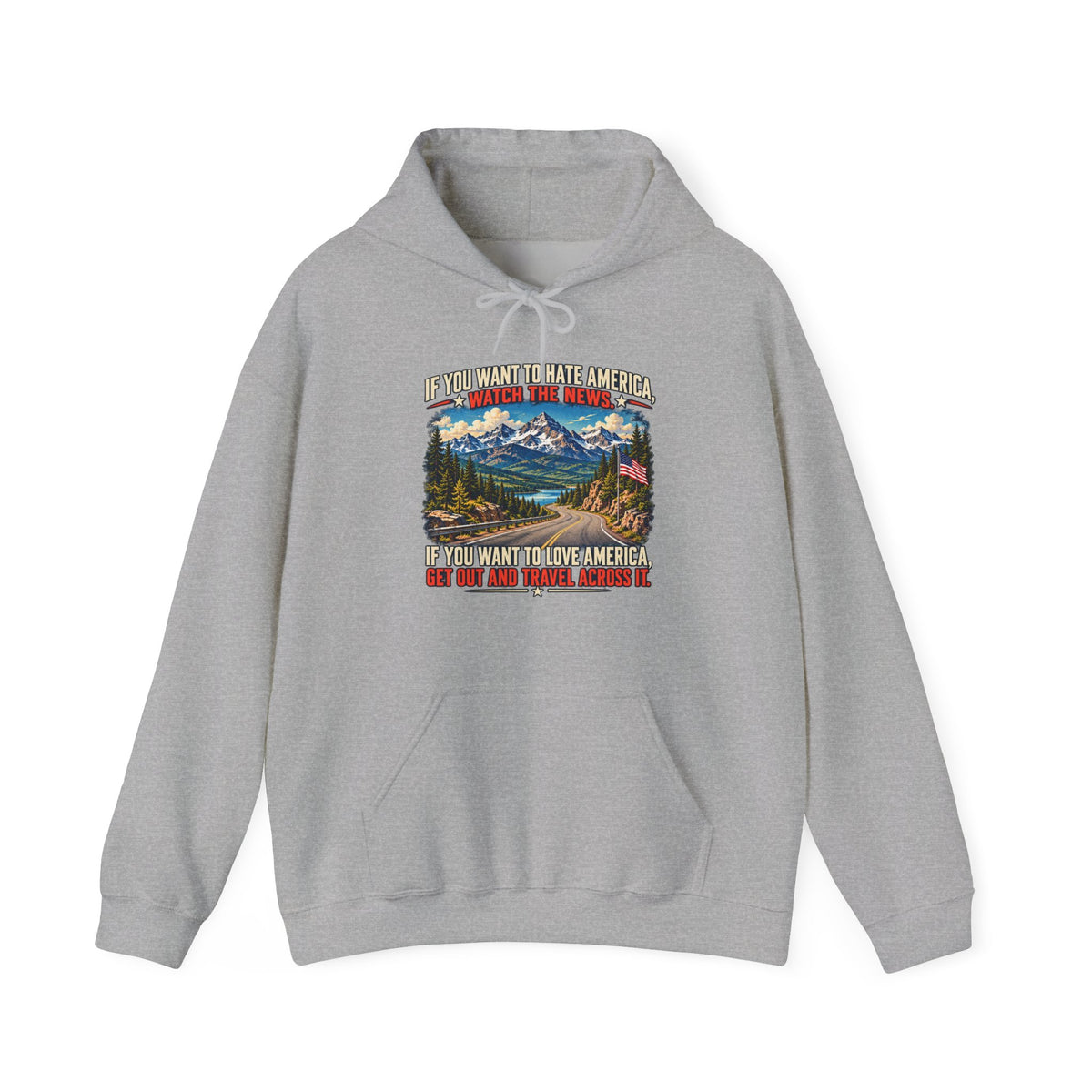 Travel America – Gildan 18500 Hoodie | 024