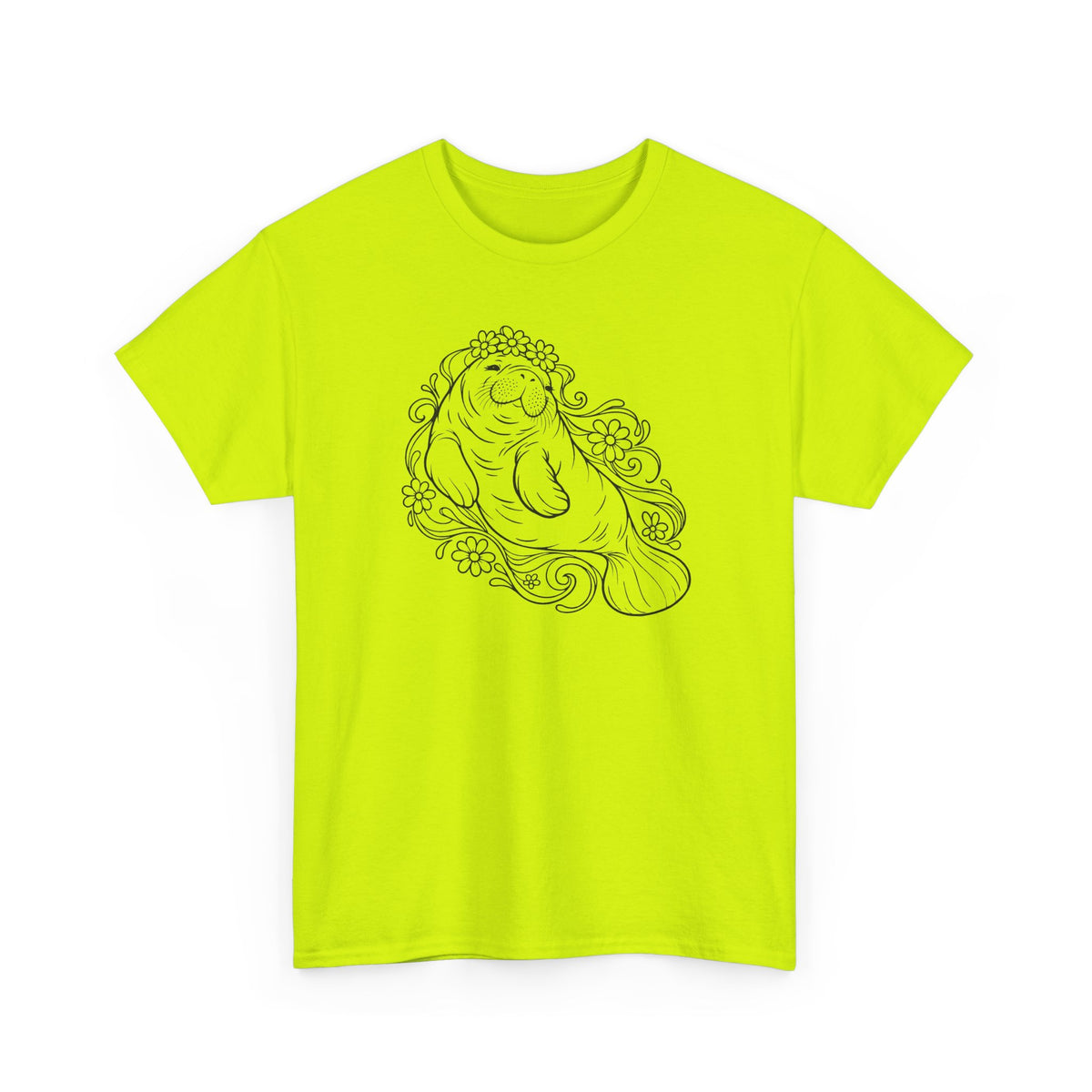 Dreamy flower-crowned manatee T-Shirt
