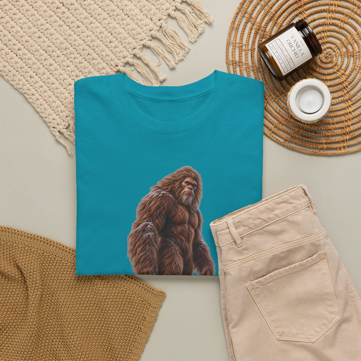 Frost-Touched Alpine Sasquatch T-Shirt