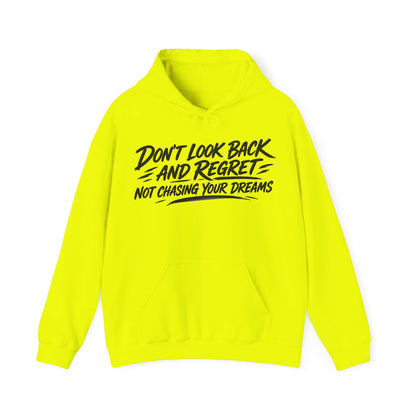 Chase Your Dreams – Safety Green/Pink Gildan 18500 Hoodie | 041a