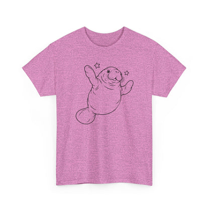 Chubby Mermaid Sea Cow Stretch Manatee T-Shirt