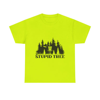 Stupid Tree Disc Golf T-Shirt | Funny Disc Golfer Tee