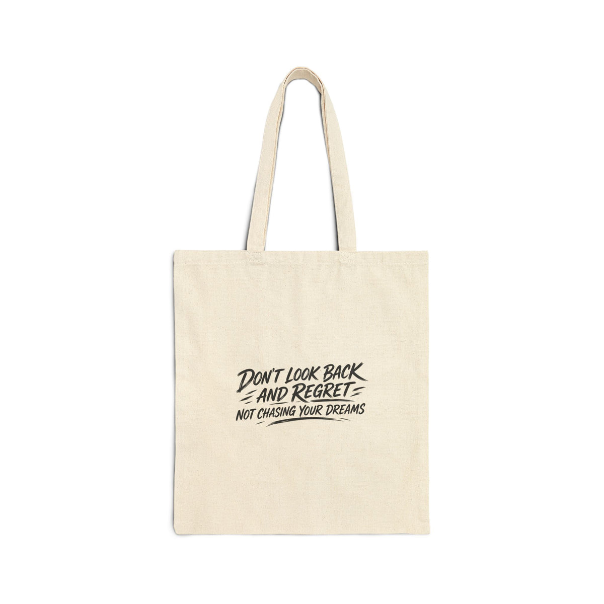 Chase Your Dreams – Cotton Canvas Tote Bag | 041a