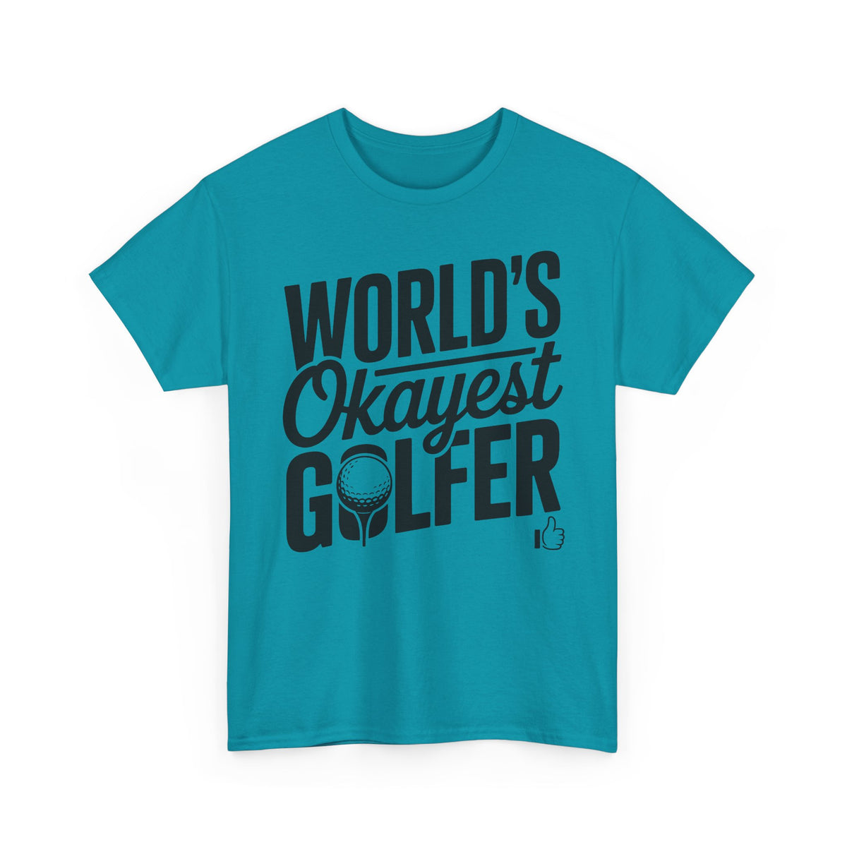 World’s Okayest Golfer T-Shirt | Funny Golf Gift Tee