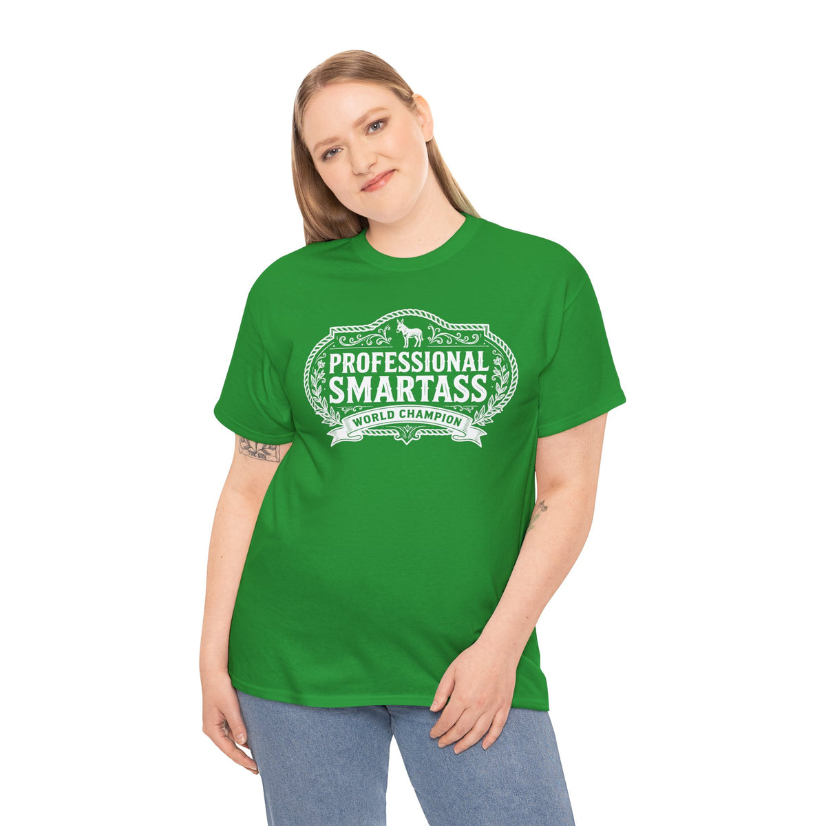 Professional Smartass T-Shirt | Funny Graphic Tee – White