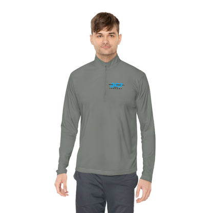 RCP Drum Company Quarter-Zip Pullover | Blue Logo