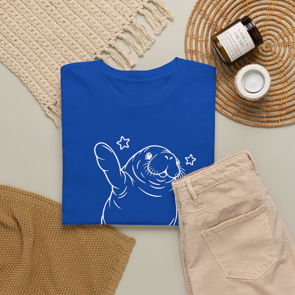 Chubby Mermaid Sea Cow Stretch Manatee T-Shirt