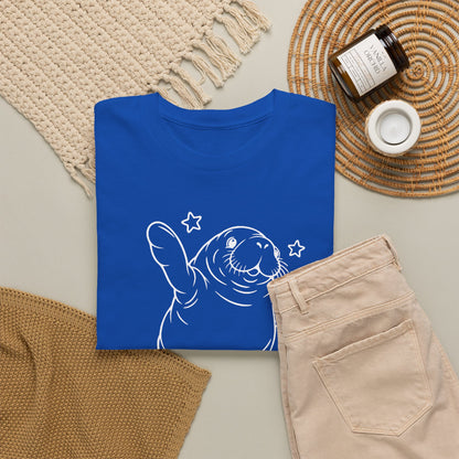 Chubby Mermaid Sea Cow Stretch Manatee T-Shirt
