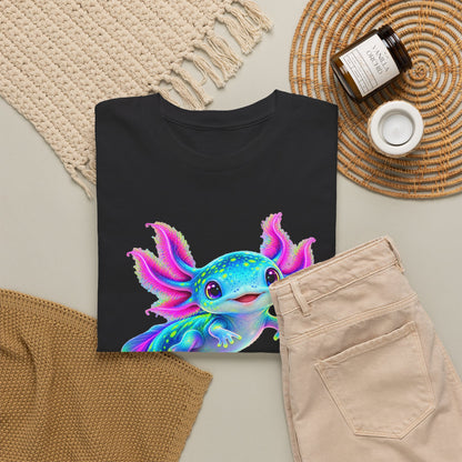 Electric Axolotl in Motion T-Shirt