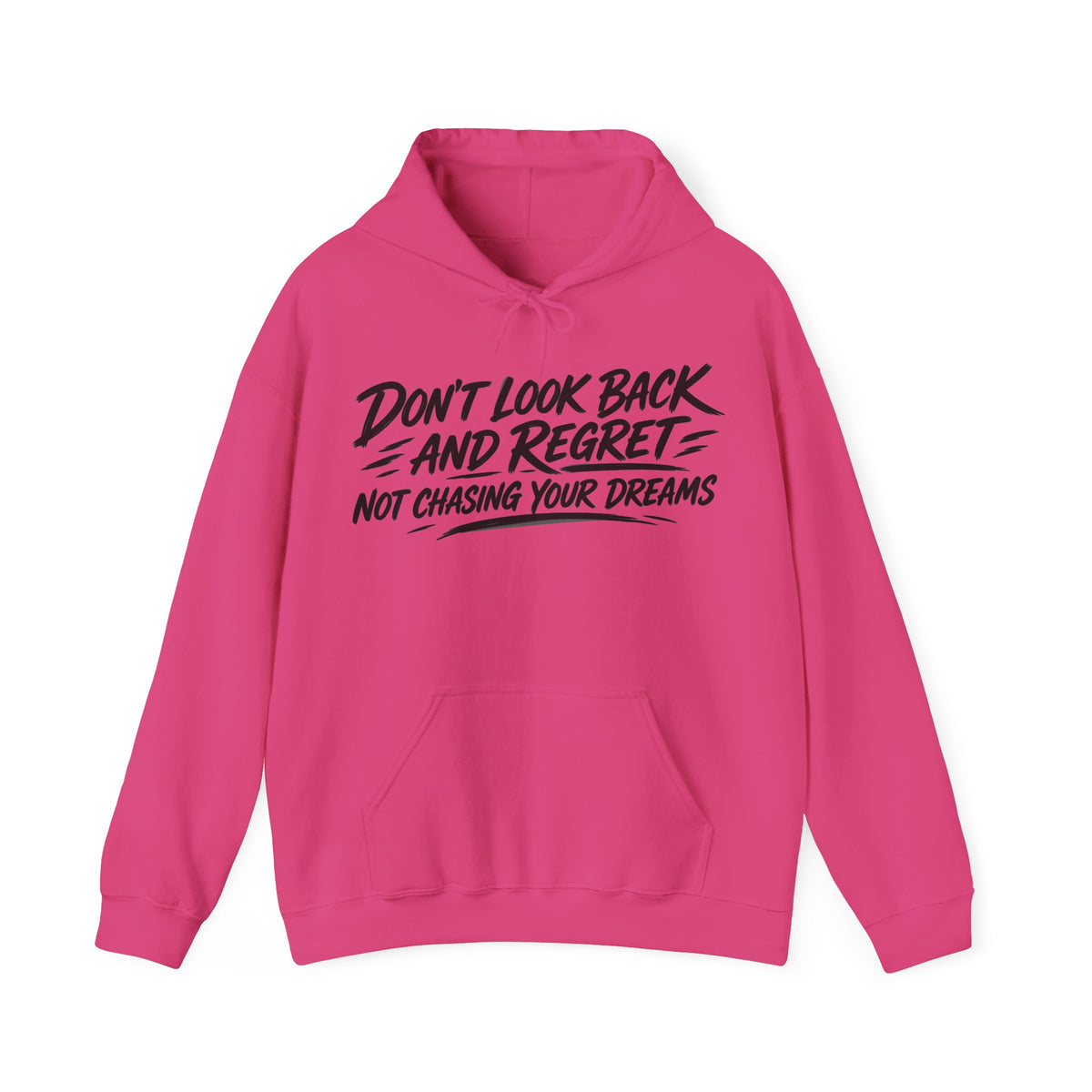 Chase Your Dreams – Safety Green/Pink Gildan 18500 Hoodie | 041a
