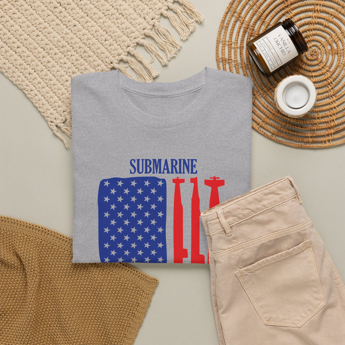 Submarine Flag - Red and Blue T-Shirt | Unisex Graphic Tee