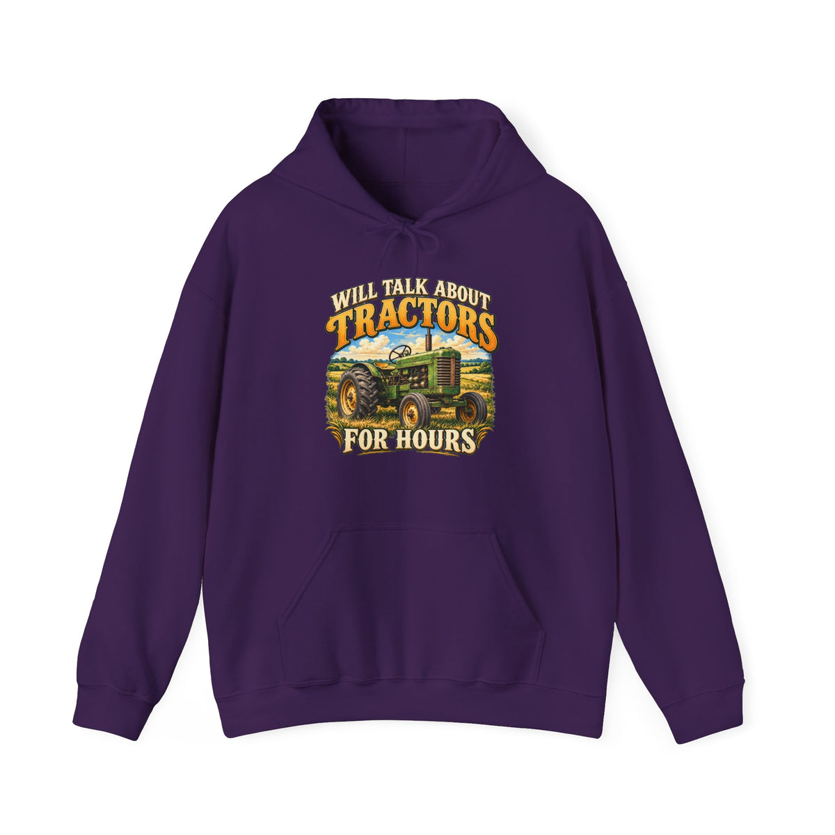 Will Talk About Tractors – Gildan 18500 Hoodie | 015