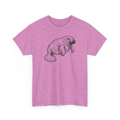 Slow Water Manatee Engraving T-Shirt