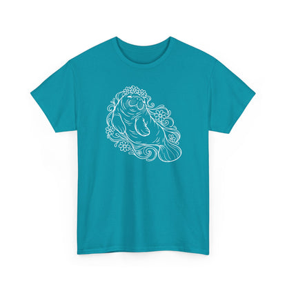 Dreamy flower-crowned manatee T-Shirt