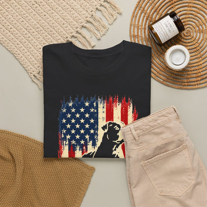 Flag DOG – Gildan 5000 T-Shirt | 074