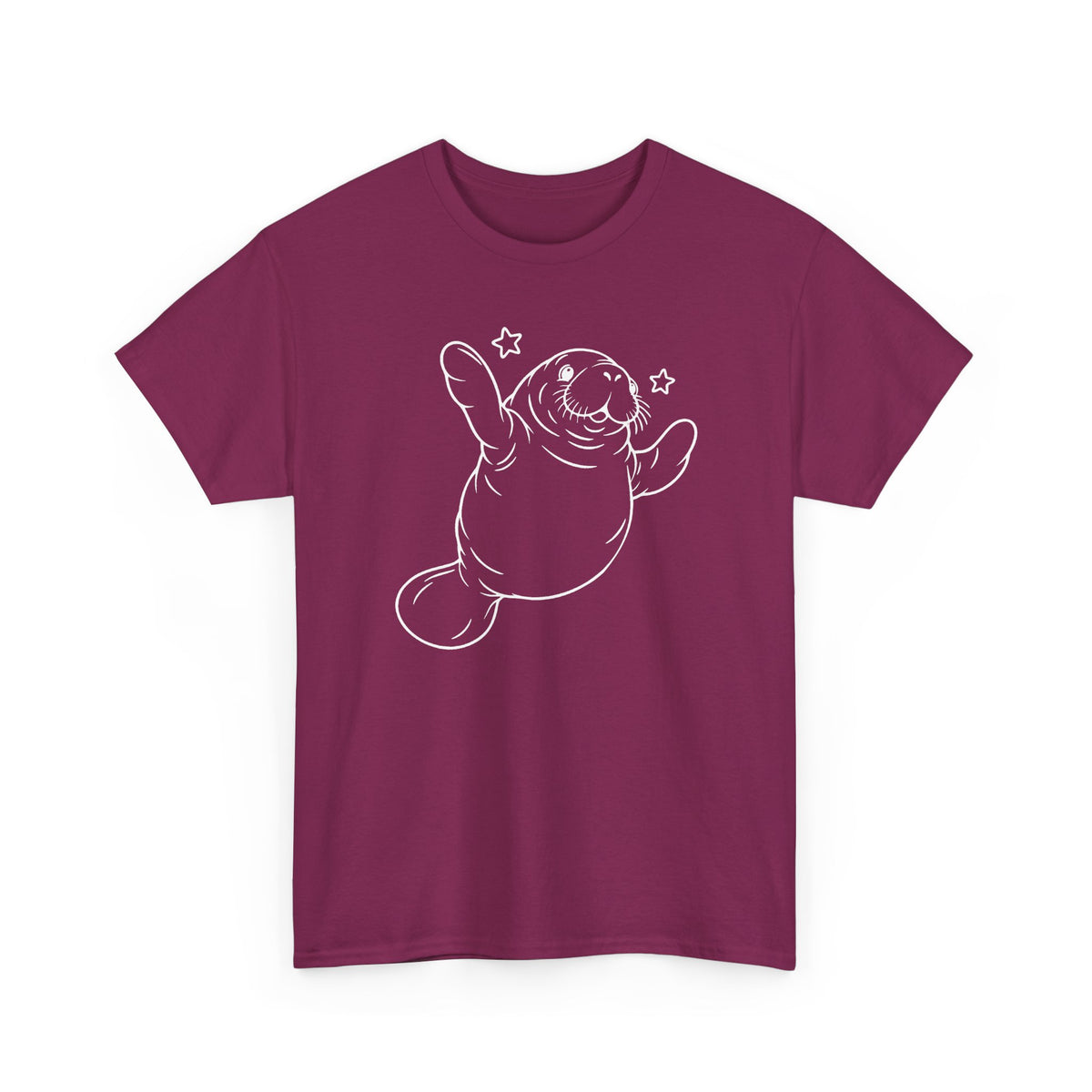 Chubby Mermaid Sea Cow Stretch Manatee T-Shirt