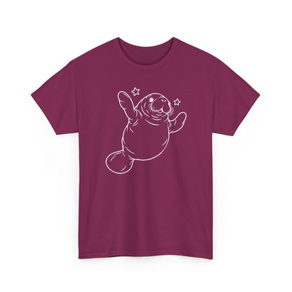 Chubby Mermaid Sea Cow Stretch Manatee T-Shirt