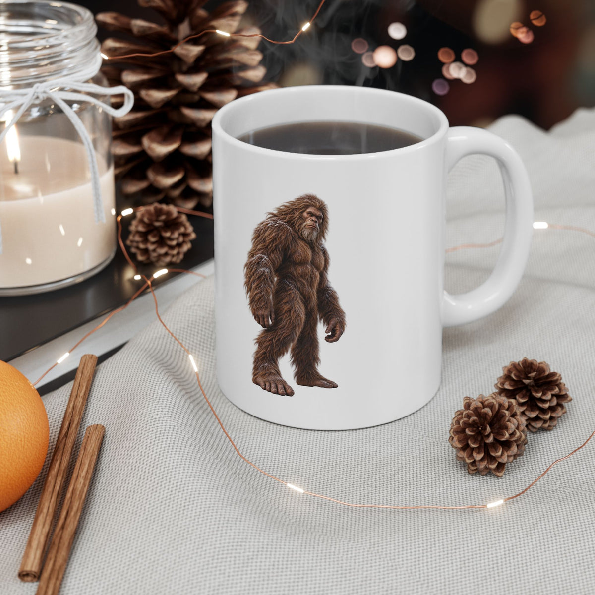 Frost-Touched Alpine Sasquatch Mug