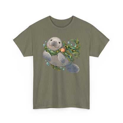 Chubby Mermaid Cozy Kelp Scarf Manatee T-Shirt