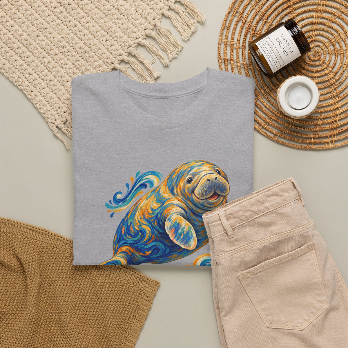 Golden Drift Manatee T-Shirt