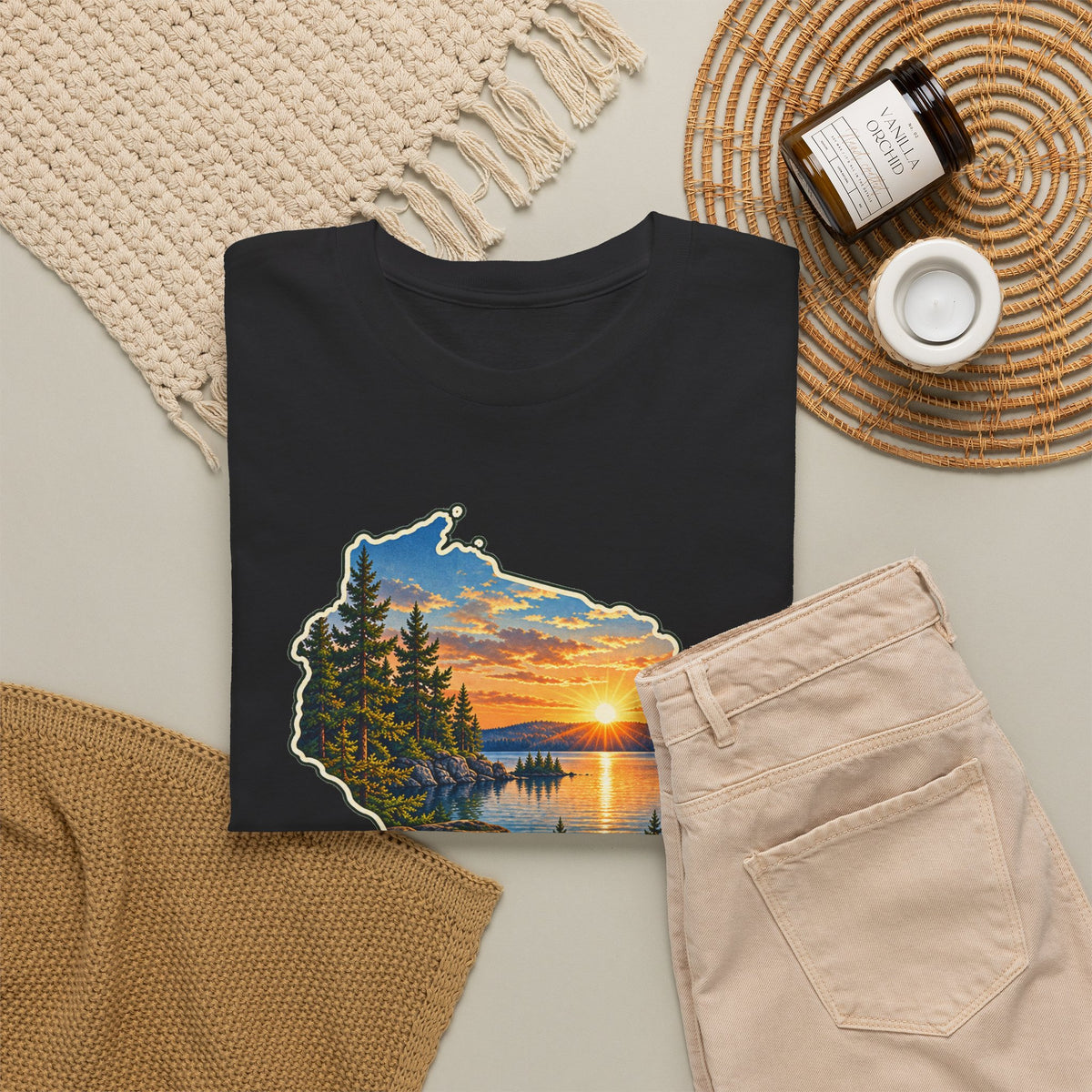 118 Heaven and Wisconsin — Color — Gildan 5000 T-Shirt