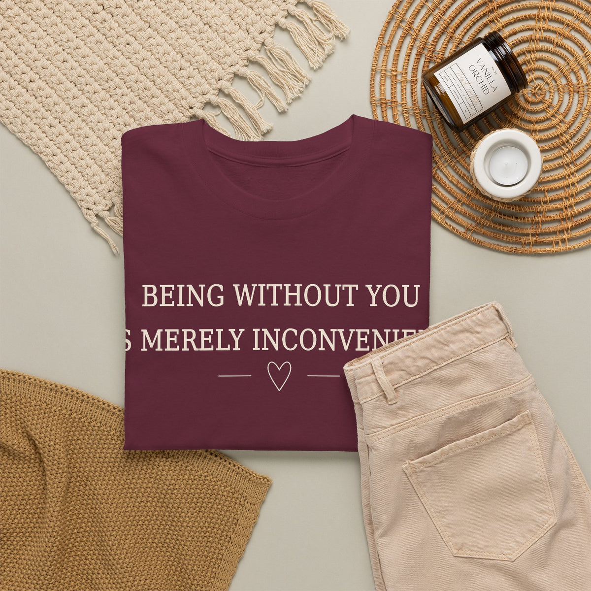 245 Merely Inconvenient — ART REVIEW REQUIRED — Gildan 5000 T-Shirt