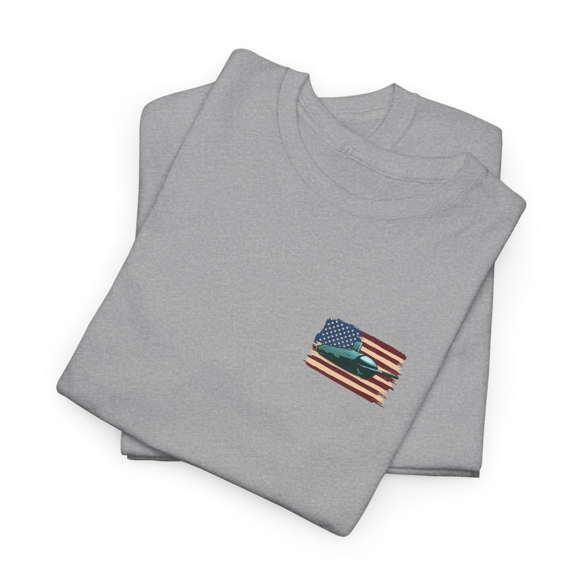 Submarine Torpedo Flag - Left Chest T-Shirt | Unisex Graphic Tee