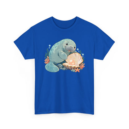 Chubby Mermaid Pearl of the Lagoon Manatee T-Shirt
