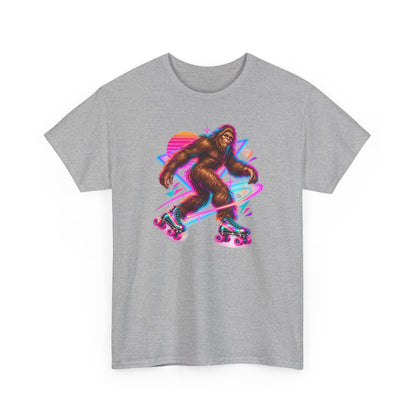 Neon Bigfoot on Roller Skates T-Shirt