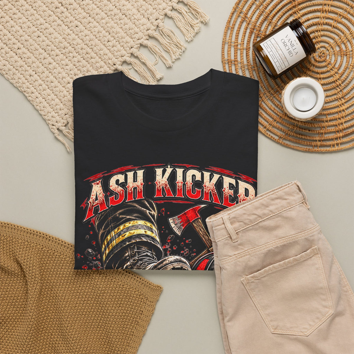114 Ash Kicker — Gildan 5000 T-Shirt