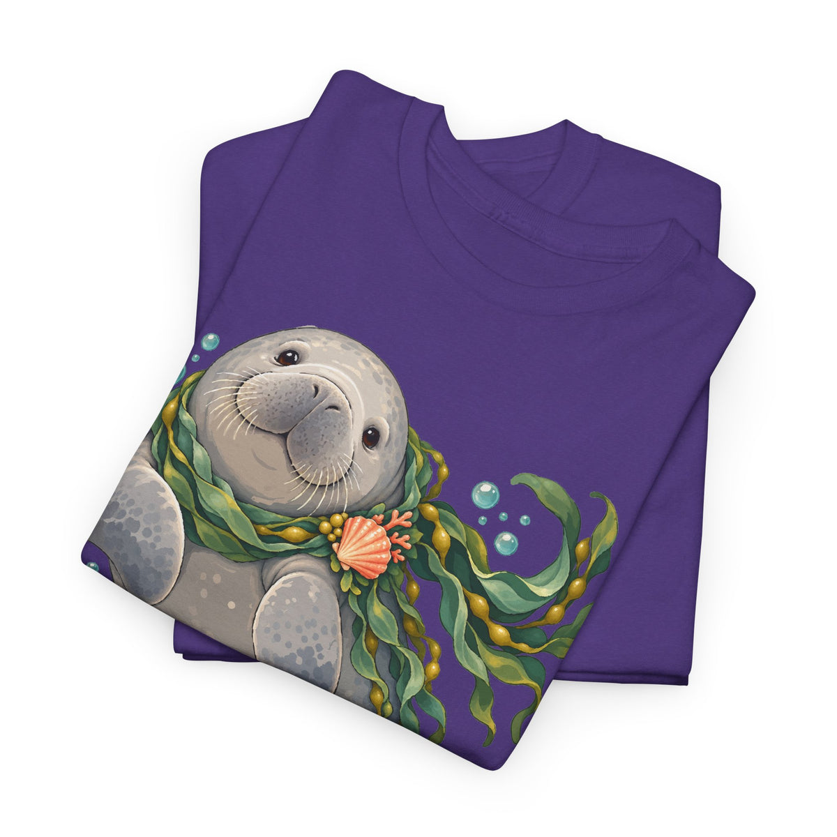 Chubby Mermaid Cozy Kelp Scarf Manatee T-Shirt
