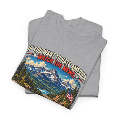Travel America – Gildan 5000 T-Shirt | 024