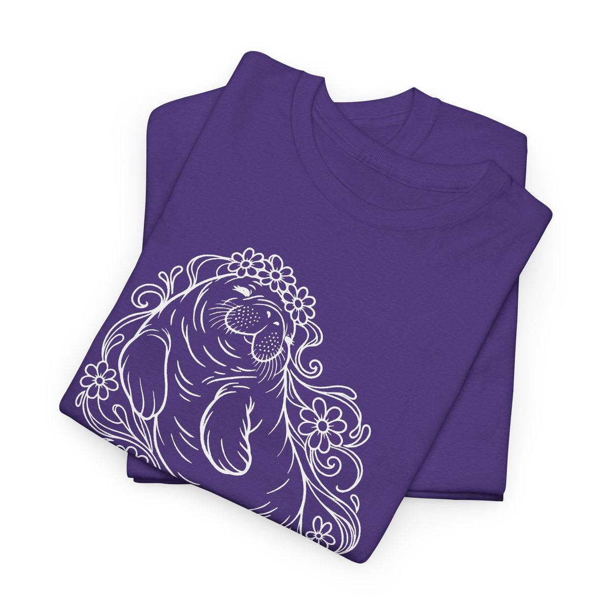 Dreamy flower-crowned manatee T-Shirt