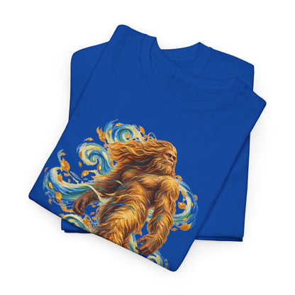 Golden Wind Sasquatch Portrait T-Shirt