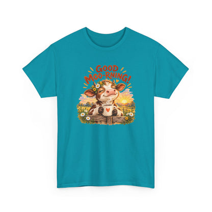 Good Moo-rning – Gildan 5000 T-Shirt | 030