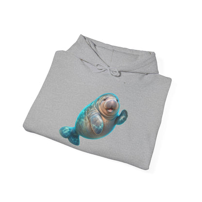Friendly Flipper Manatee Pullover Hoodie
