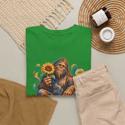 Sunflower Rest with a Shaggy Bigfoot T-Shirt