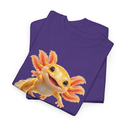 Golden Axolotl with Peach Gills T-Shirt