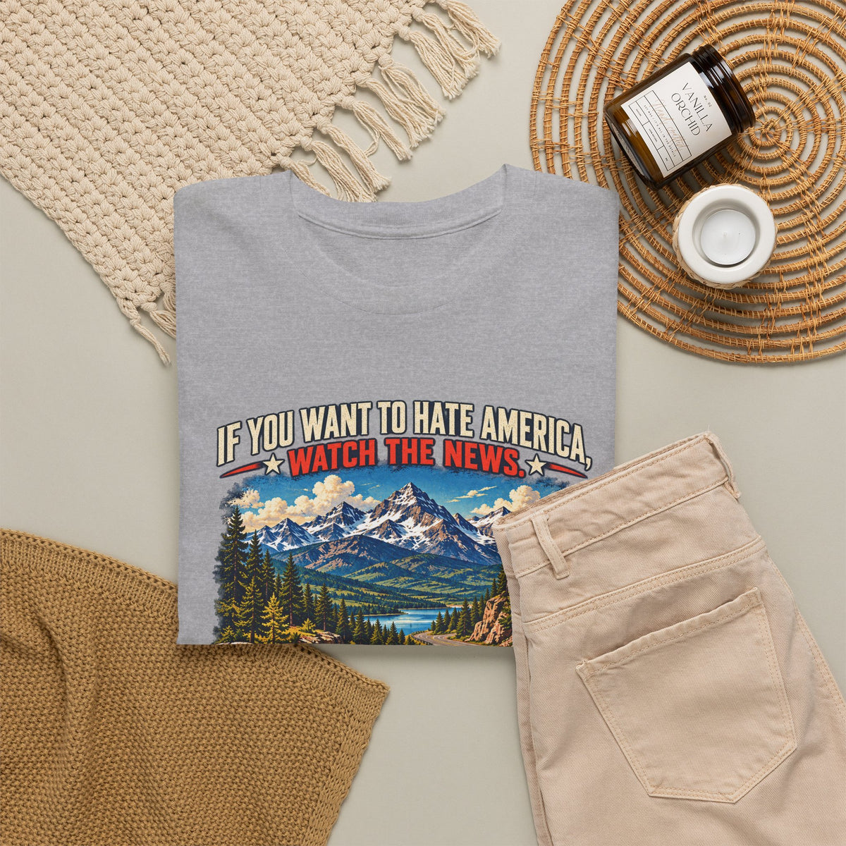 Travel America – Gildan 5000 T-Shirt | 024