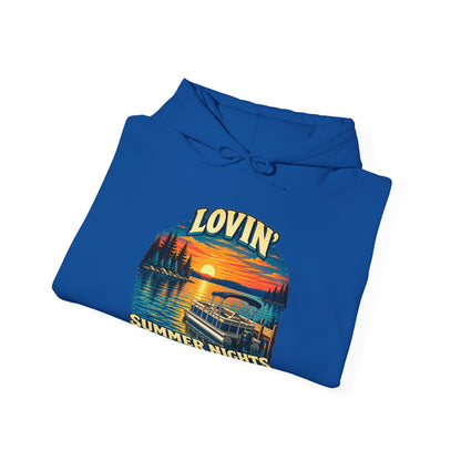 Lovin’ Summer Nights Pontoon – Gildan 18500 Hoodie | 004a-v2