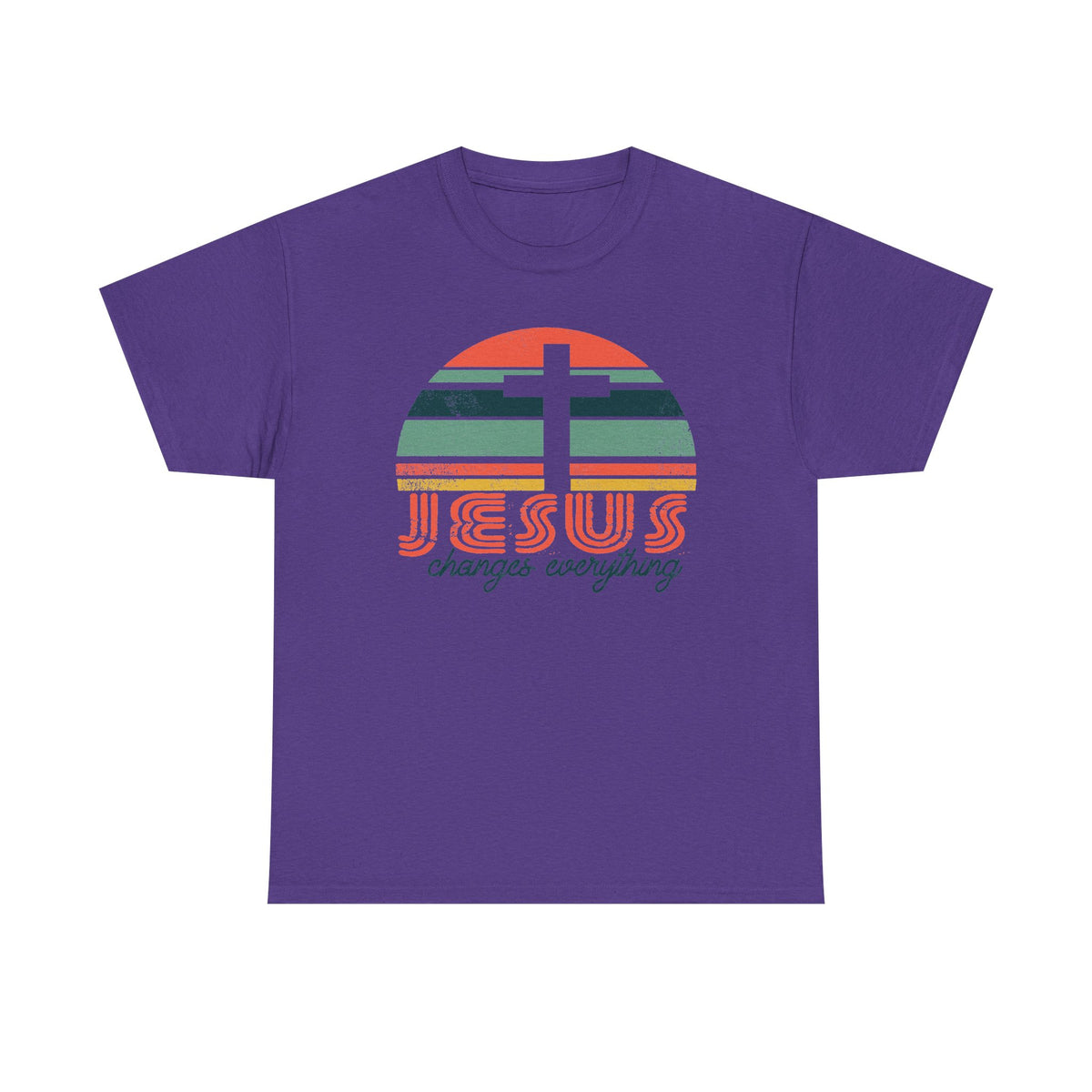 Jesus Changes Everything T-Shirt | Christian Cross Graphic Tee