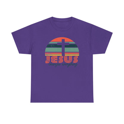Jesus Changes Everything T-Shirt | Christian Cross Graphic Tee