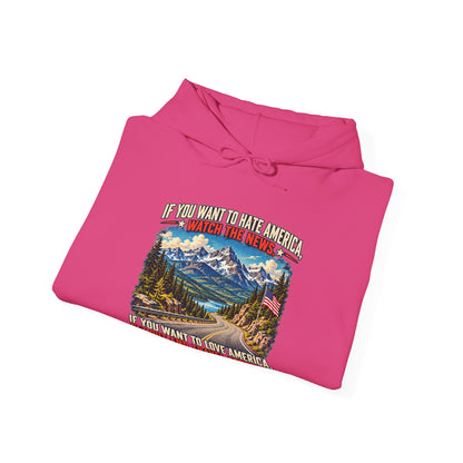 Travel America – Gildan 18500 Hoodie | 024