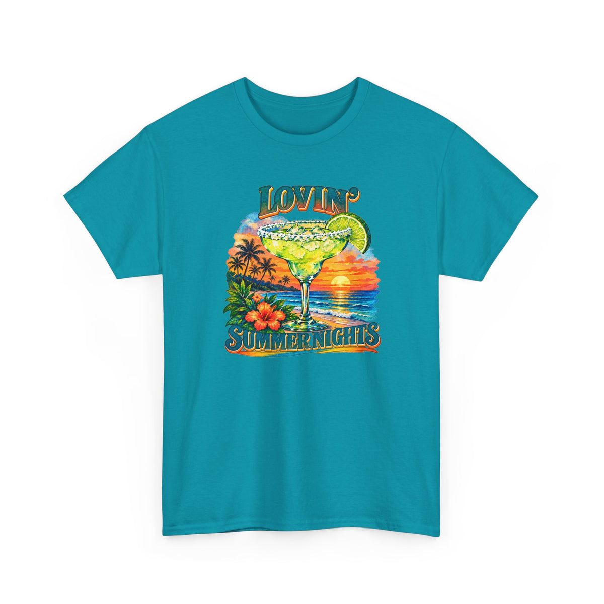 Lovin’ Summer Nights Margarita – Gildan 5000 T-Shirt | 001a-v2