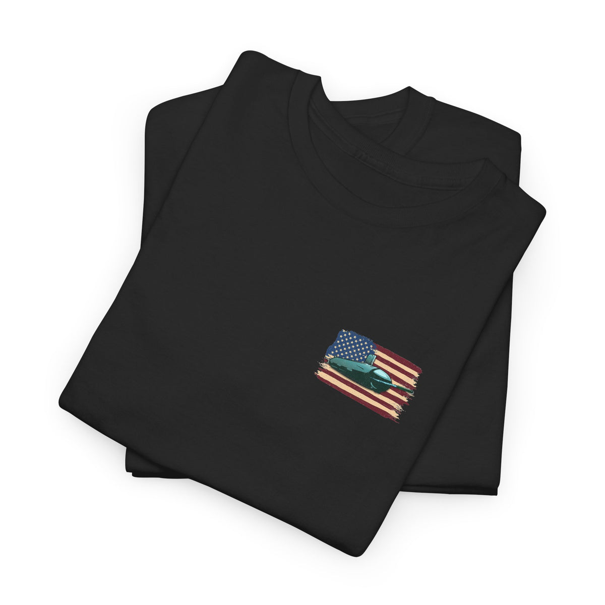 Submarine Torpedo Flag - Left Chest T-Shirt | Unisex Graphic Tee