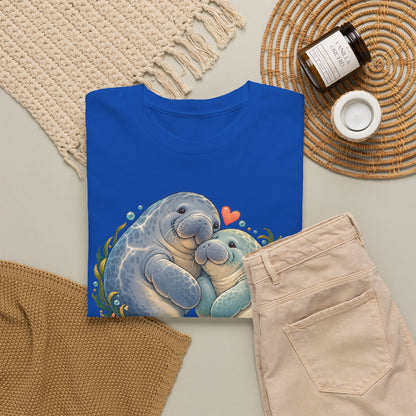 Chubby Mermaid Heart of the Ocean Manatee T-Shirt