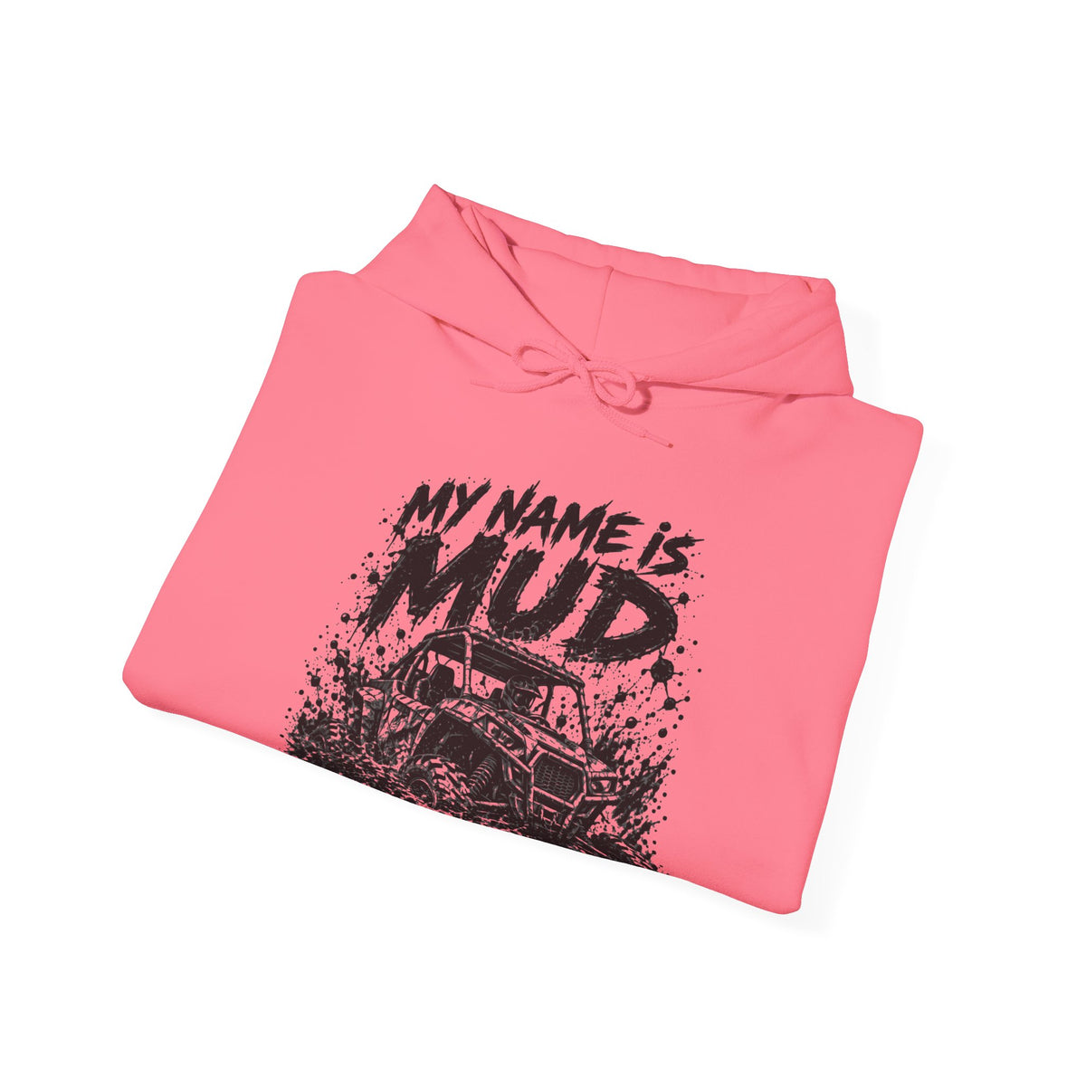 My Name Is Mud – Safety Green/Pink Gildan 18500 Hoodie | 049a