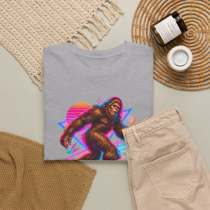Neon Bigfoot on Roller Skates T-Shirt
