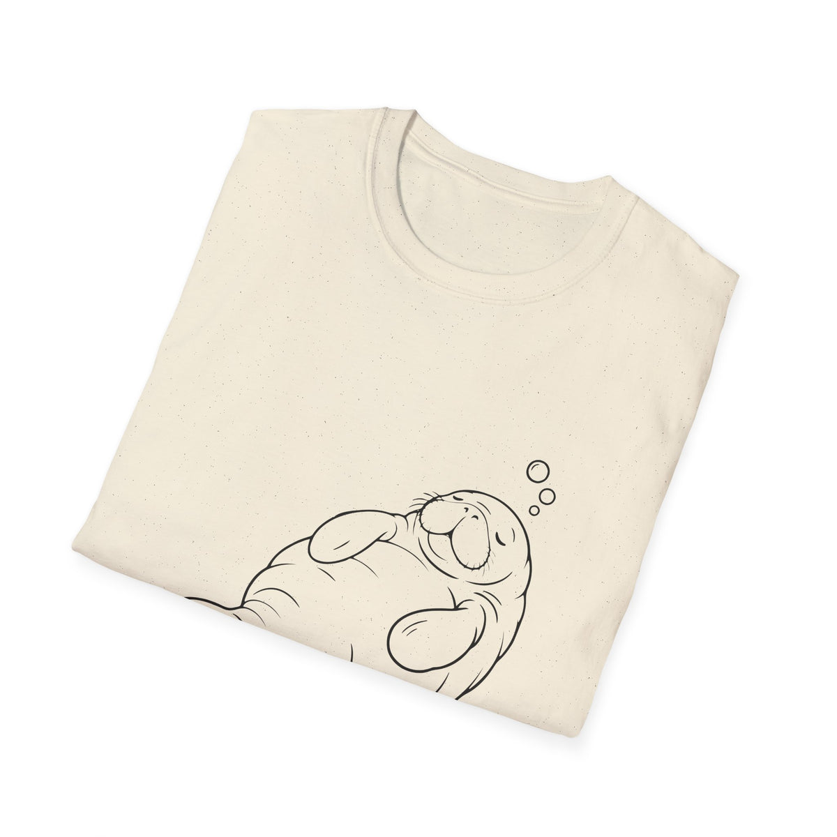 Chubby Mermaid Floating Daydream Manatee T-Shirt