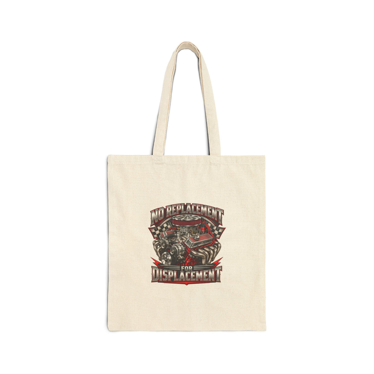 No Replacement for Displacement – Cotton Canvas Tote Bag | 006-v2